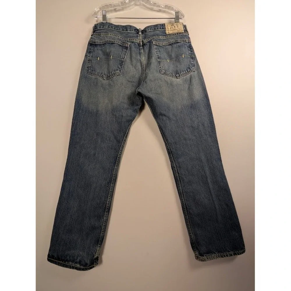 VTG Polo Ralph Lauren 867 Classic Fit Jeans Men 35x30 - Fits 36x29 Blue Straight